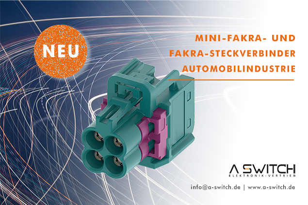 Mini-FAKRA- und FAKRA-Steckverbinder